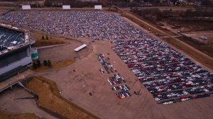 Volkswagen Buyback staging area filmed in 4K