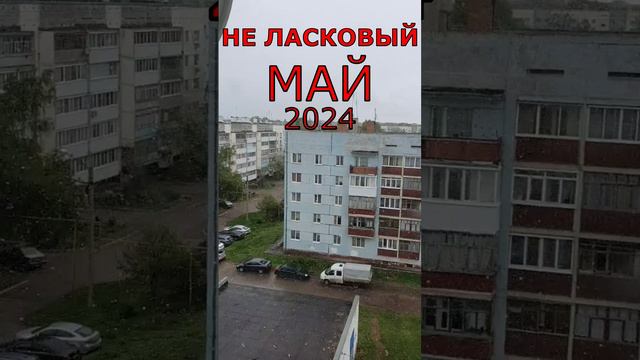 Не ласковый май.  #snow  #снег Not a gentle May.