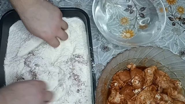 Готовим острые крылышки KFC.куриные крылья.куриные крылышки кфс.За добавкой к Серго.