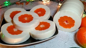 ПРАЗДНИЧНЫЙ ДЕСЕРТ!!! ТОЛЬКО МОЛОКО И МАНДАРИНЫ!