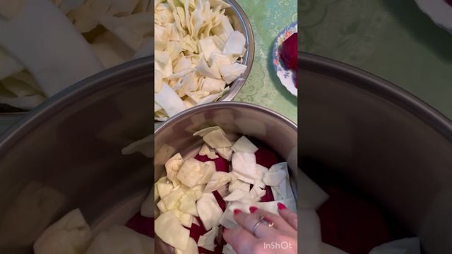 Пелюстка маринованная капуста со свёклой