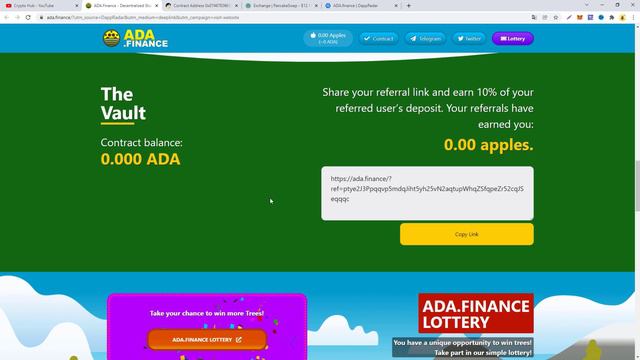 Обзор Ada Finance | Покупай деревья с помощью криптовалюты Cardano и получай ежедневный доход