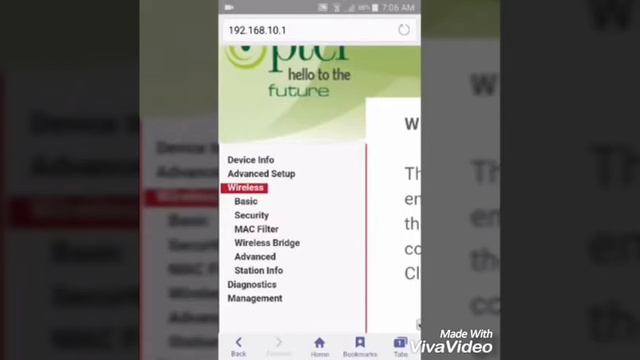 192.168.10.1 Ptcl Setting