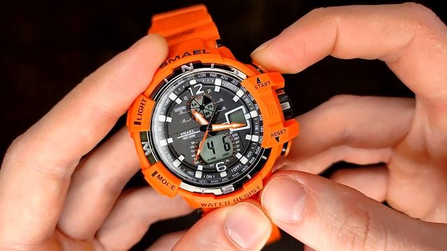 G-SHOCK или что это за 10$ с Aliexpress? Спортивные часы Smael 2021. Smael WS-1376. смотреть онлайн