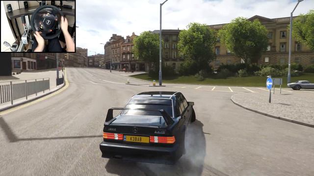 Mercedes Benz 190E DRIFTING - Forza Horizon 4 (Steering Wheel + Shifter) Gameplay смотреть онлайн