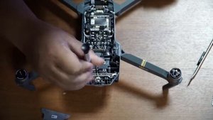 Dji Mavic Pro ремонт подвеса демпфер и шлейф