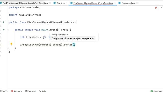 How to find second highest number from array in Java смотреть онлайн
