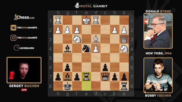 ЛУЧШАЯ ПАРТИЯ В КАРЬЕРЕ БОББИ ФИШЕРА. ШАХМАТЫ | CHESS