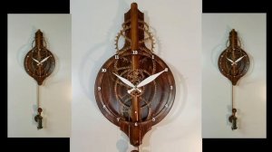 Деревянные часы.