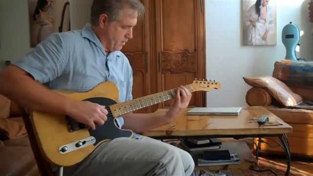 1953 Vintage Fender Esquire | Telecaster Guitar Video 2 played by Mark Lovett marklovett.com смотреть онлайн