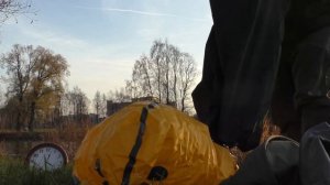 Накачивание лодки мешком (кто-то просил показать).