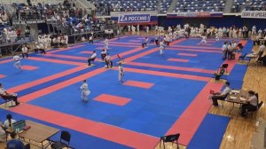 Всероссийский соревнования г. Тула 4.02.2023г. КАТА Хиан Нидан. АКА(красный пояс) . Потапова Анна.