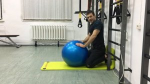 Разгибание спины на фитболе или гиперэкстензия. Упражнения для укрепления мышц спины!