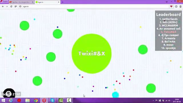 Agar.io z Twixi#&X 1 Miejsce смотреть онлайн
