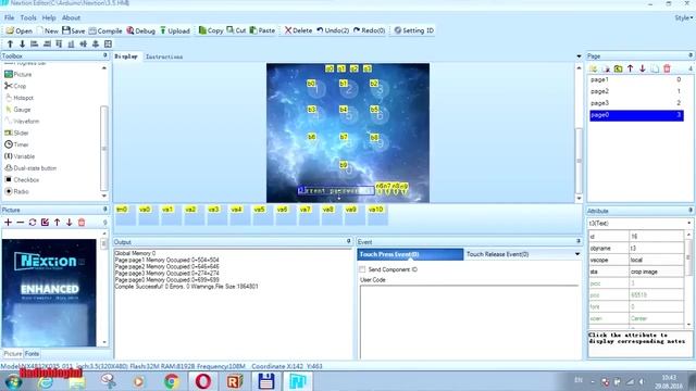 Кодовый замок на базе дисплея Nextion смотреть онлайн