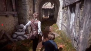 Сумасшедшие деревенские жители. Игра  "A Plague Tale Innocence"  на PS5. Часть 2.