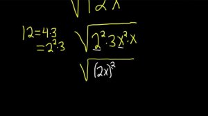 Simplify sqrt(12x^3)