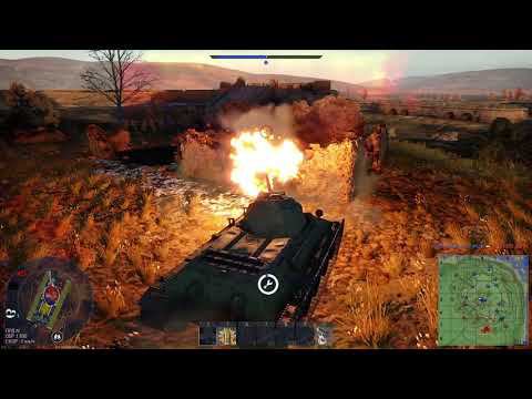 War Thunder - Танковые Аркадные бои миссия крепость Белая скала