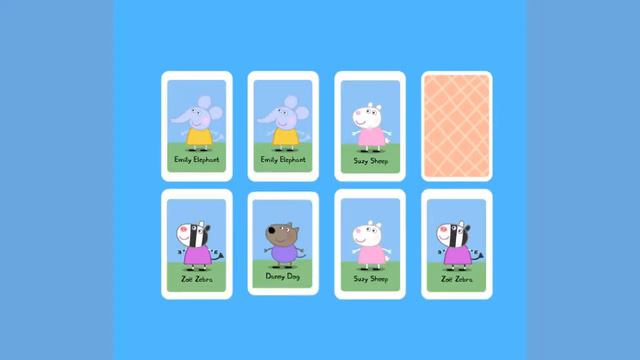 Свинка Пеппа Найди пару Мультик для детей смотреть онлайн