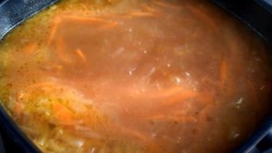 Готовим! Ловия оши (Мясной суп с фасолью)