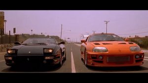 The Fast and Furious - Toyota Supra vs Ferrari - 1080p