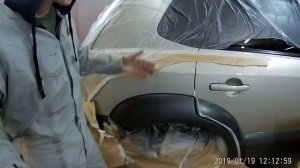 Нанесение лака на кузовную деталь авто. Часть 4.