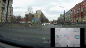 Урок №1 Перекресток, левый поворот.