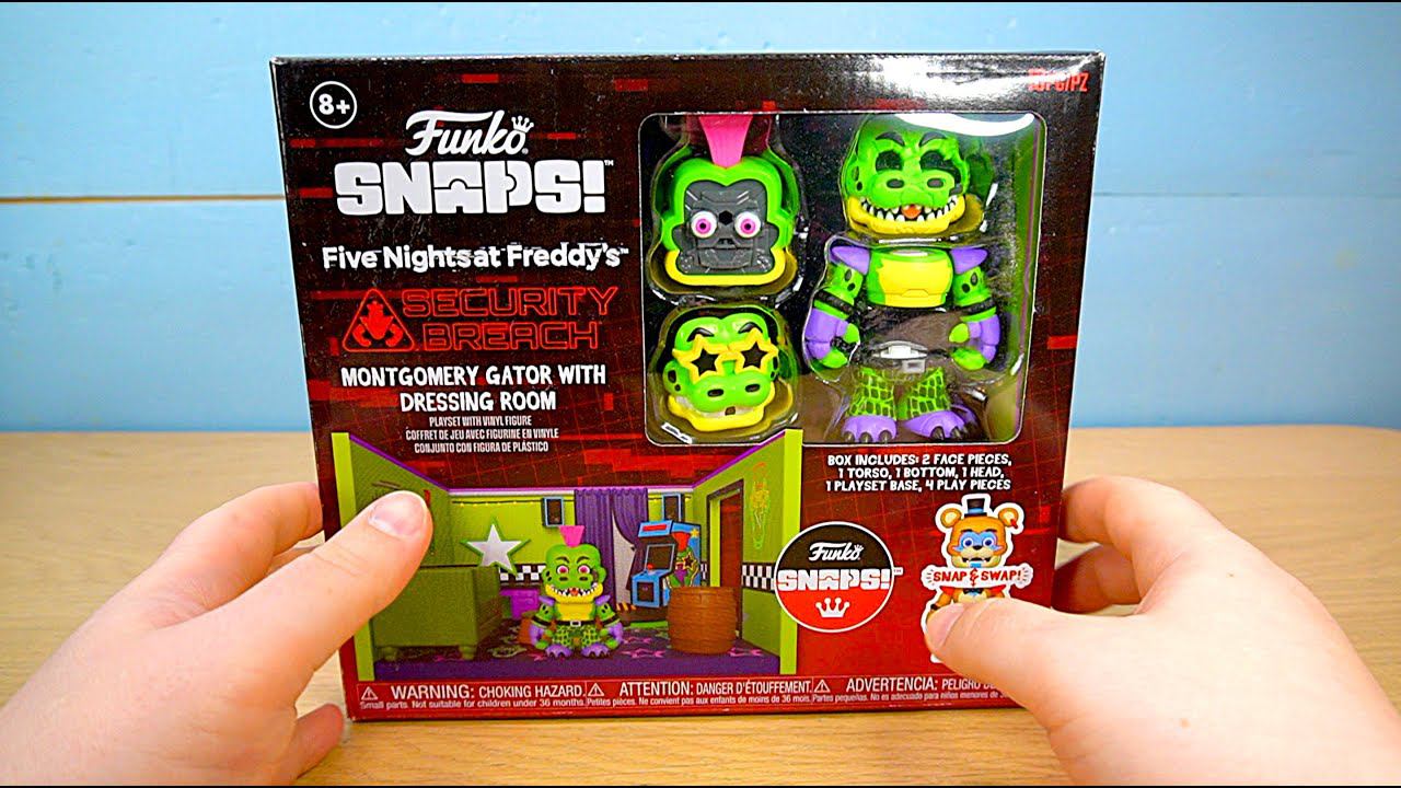 ФНАФ ГЛЭМРОК МОНТИ И КОМНАТА ФАНКО СНЭПС FUNKO SNAPS GLAMROCK MONTY ROOM смотреть онлайн