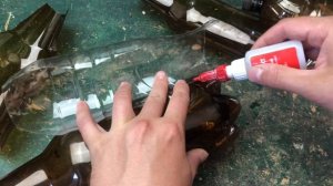 Пластиковый Сокол из пластиковой бутылки для отпугивания птиц и кротов самоделка своими руками