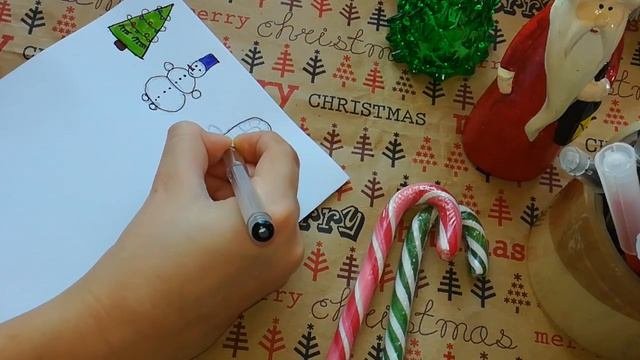 DIY:Делаем новогодние наклейки своими руками/2018