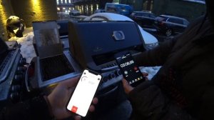 Жарим стейк на +900C. Керамическая горелка гриля Napoleon P500 в действии.