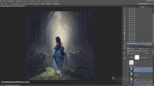 Коллаж в Photoshop Forest. Часть 13