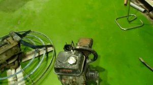 Первый запуск двигателя Zongshen zs168fb-4.(first start of a concrete trowel engine)#concrete