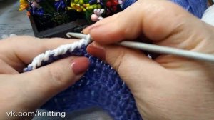 Рачий шаг. Обвязка крючком. Rachy step. Crochet