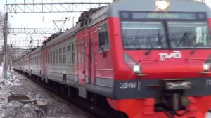 Электропоезд ЭД4М-0472 "ЭКО", платформа Москва Каланчёвская