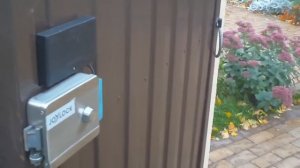 Электронный замок на калитку с пультом  Joylock