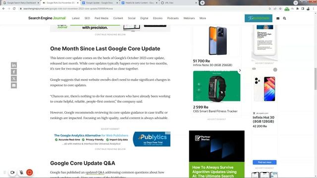 Google Core Update November 2023 is Live
