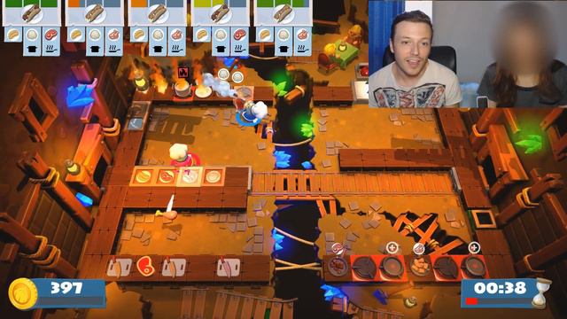 Overcooked 2 - Second branch completed!  Co-op playthrough 3