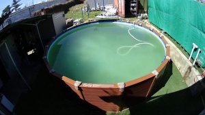 Очистка бассейна после зимы