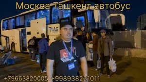 Москва Ташкент Автобус