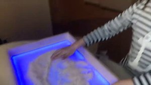 Учимся писать солью! супер обучение прописи...
