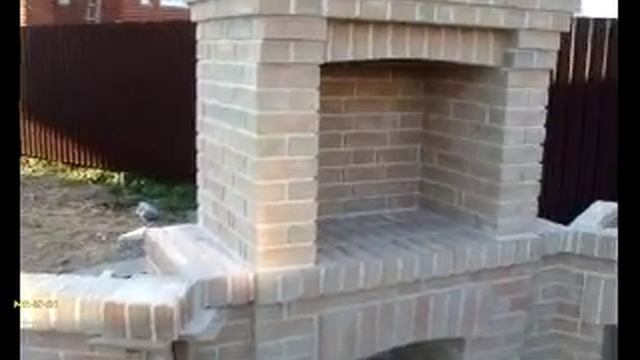 Барбекю из кирпича ручной работы смотреть онлайн