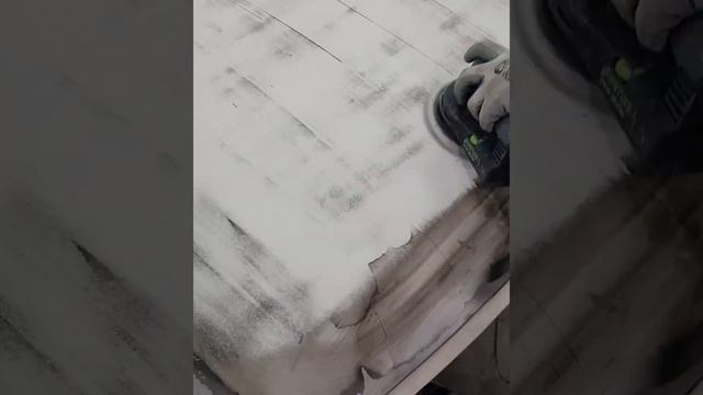 Шпатлюем капот и далее выводим всю плоскость только машинкой, без рубанка! смотреть онлайн