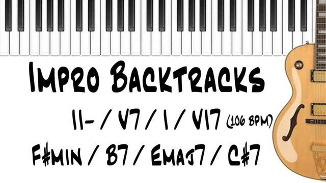 Impro Backtrack | II minor - V7 - I maj7 - VI7 | 106