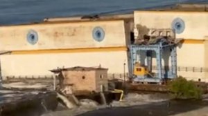 In Europe, the largest environmental disaster in the last 10 years! Breakthrough of the Kakhovka da