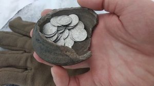 ОБЗОР КЛАДА.СЕРЕБРО.СРЕДНЕВЕКОВЫЕ МОНЕТЫ.СИГИЗМУНД ВАЗА III.