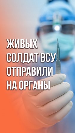 Чёрная трансплантология на Украине: куда пошли органы раненых солдат ВСУ?