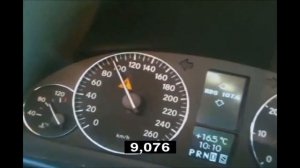 2006 Mercedes-Benz C 180 Kompressor W203 143 Hp automatic 0-160 km/h acceleration/разгон