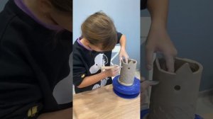 Светильник из глины своими руками. Детский Мастер Класс по Керамике.