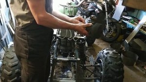 принудительное воздушное охлаждение на самодельный квадроцикл